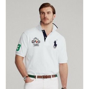 Polo Ralph Lauren Yacht Club Big Pony Short Sleeve Polo Shirt Slim Fit Size L